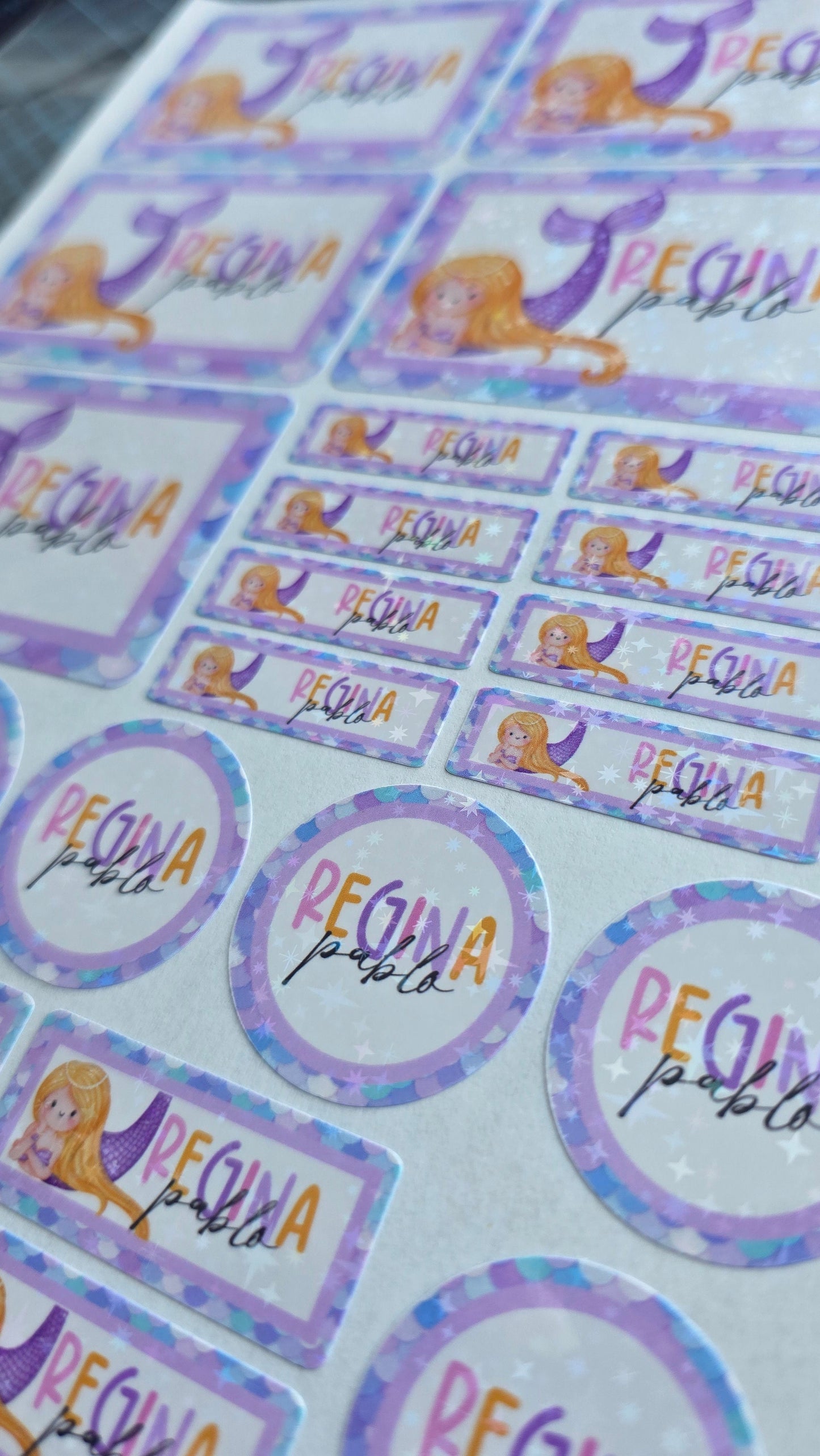 Personalized School Labels