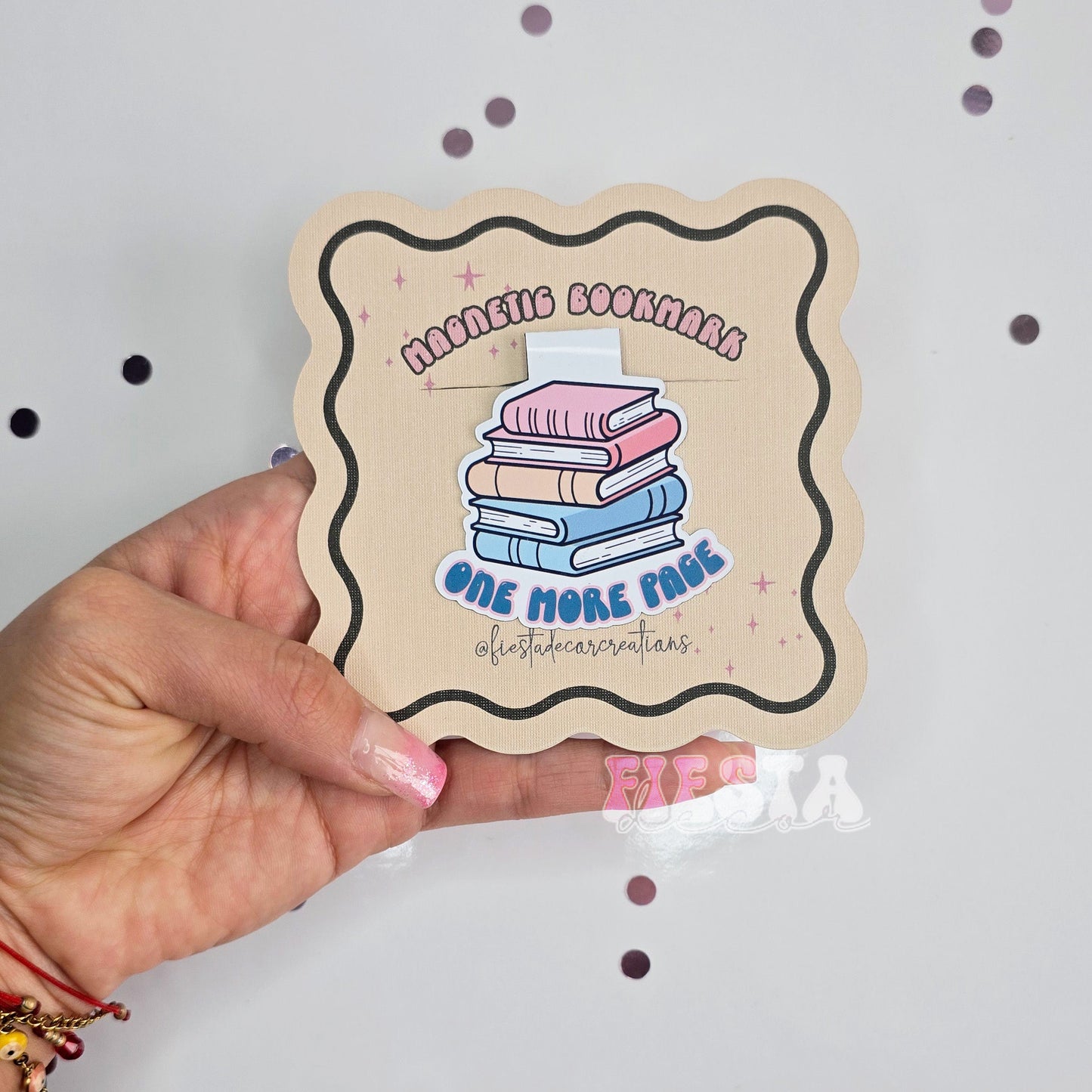 Personalized Custom Character Magnetic Bookmark (6-pieces)| Custom Reading Buddy | Fiesta Decor Creations