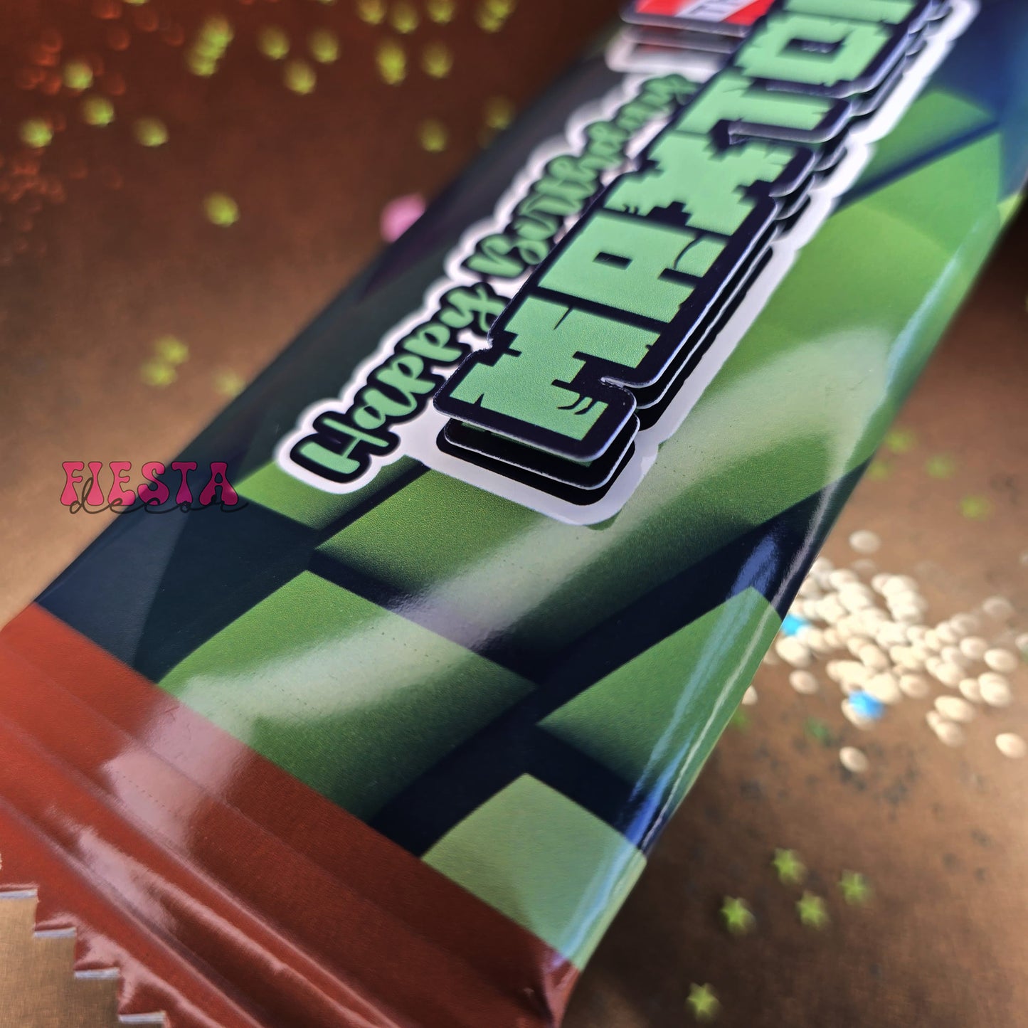 Personalized Chocolate Bar Wrappers | Custom Party Favors for Any Theme | Fiesta Decor Creations