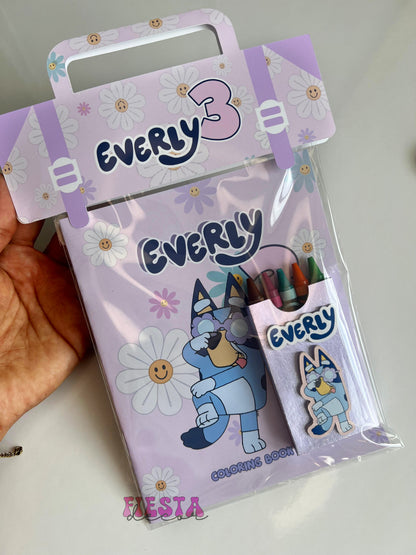 Coloring Book & Crayons Box
