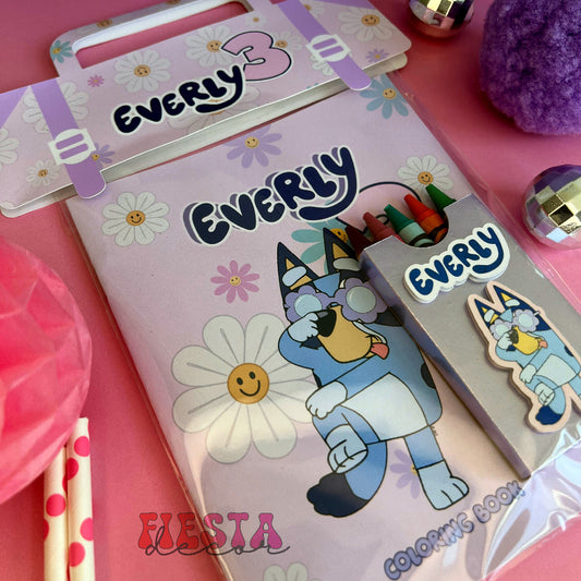 Coloring Book & Crayons Box